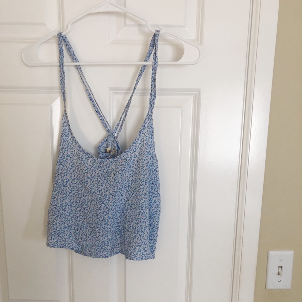 Bright floral Crop Top